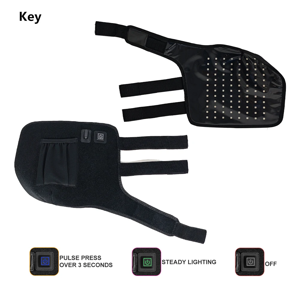 New Design Massage Pad LED 660nm 850nm Infrared Red Light Therapy Horse Back Leg Three Core Pain Relief Therapy for Equines - Image 3