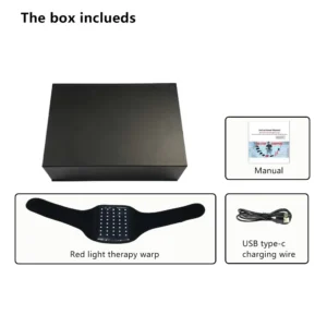 2024 new red light infrared therapy for neck pain relief home portable LED infrared wrap