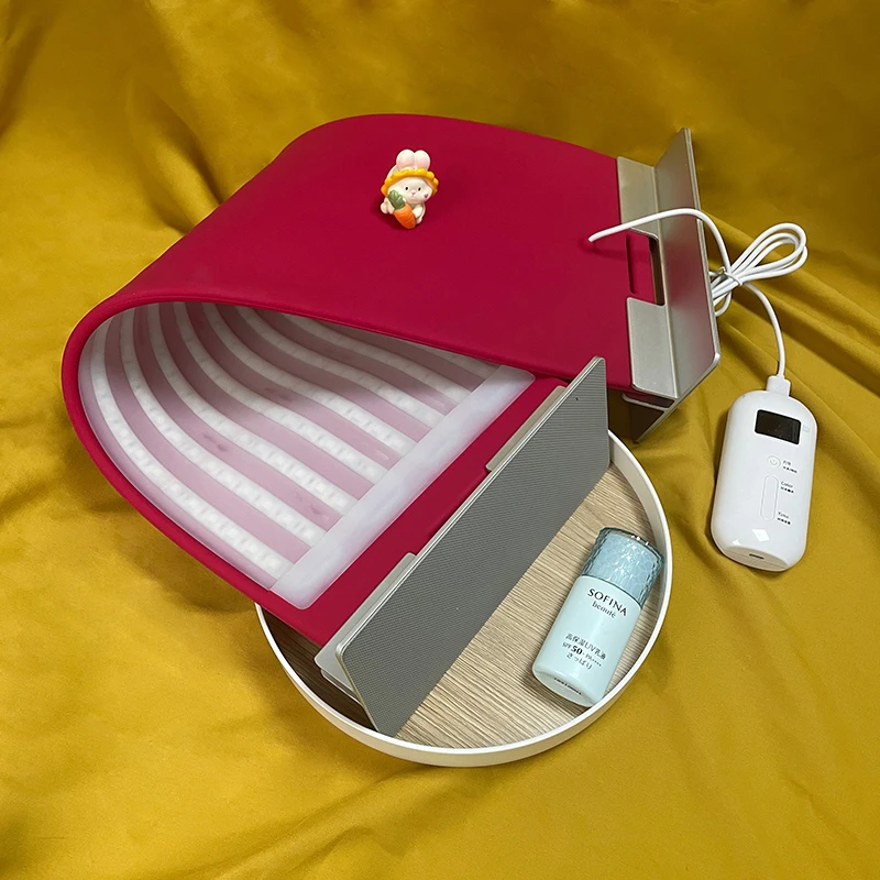 Red LED Silicone Photon Beauty Mask Spectrometer Home Personal Care Skin Rejuvenation Instrument Makeup Products - Image 5