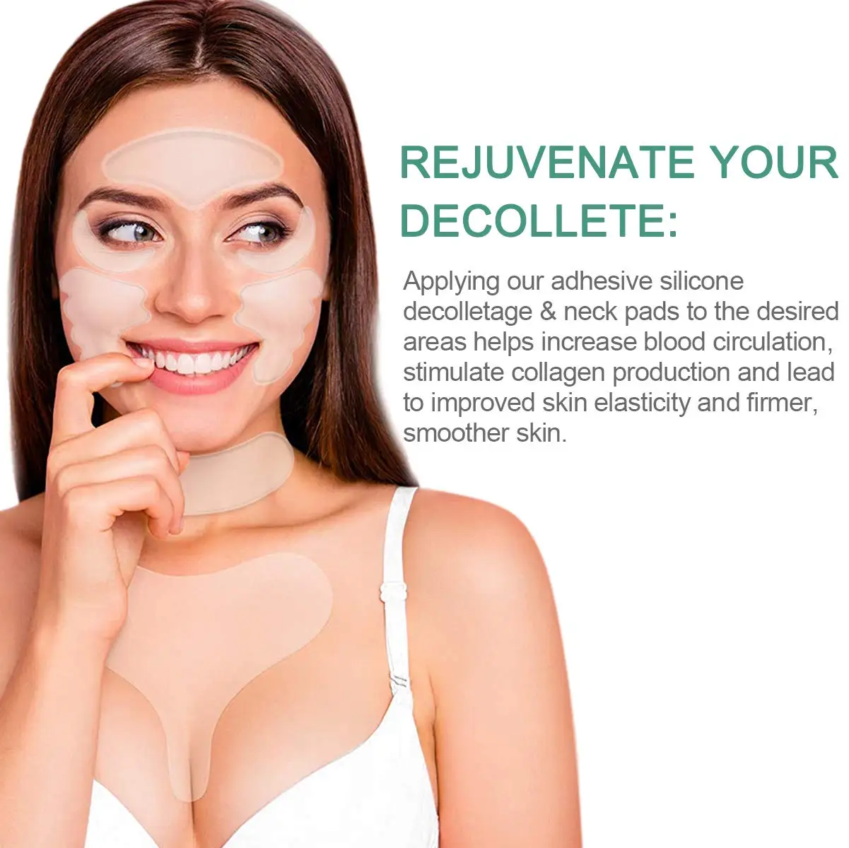 Premium Anti Wrinkle Reusable Silicone Facial Patches Reusable Face Forehead Forehead Eye Mouth pad Wrinkle Patch - Image 2