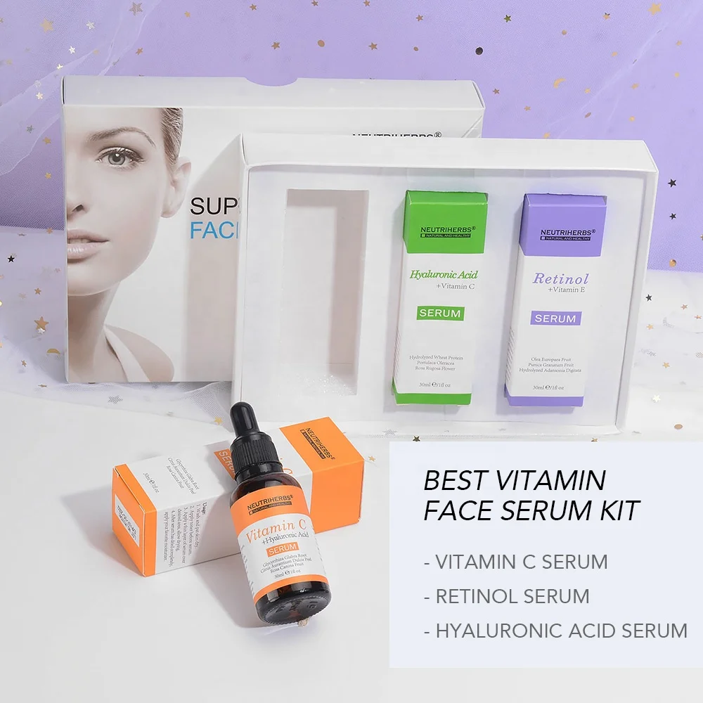 Private Label Brightening Repairing Anti-wrinkle Hyloronic Acid Series Kits Serum - Image 4