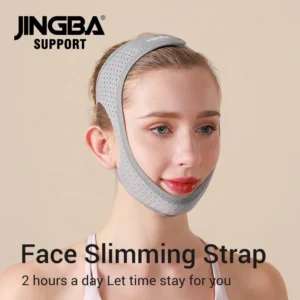JINGBA New Arrival Reusable Slimming Face Mask Double Chin Reducer V Line Jawline Lifting Tape Face V Line Strap Massager