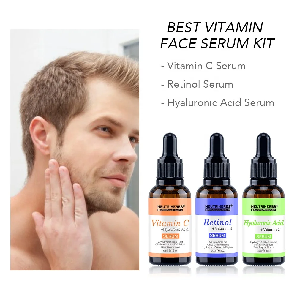 Private Label Brightening Repairing Anti-wrinkle Hyloronic Acid Series Kits Serum - Image 3