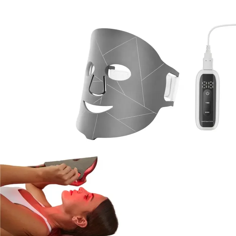 Red Light Therapy 660nm Led Light Photon Therapy Facial Neck Silicone Beauty Led Mask For Skin Whitening Rejuvenation Collagen - Image 6