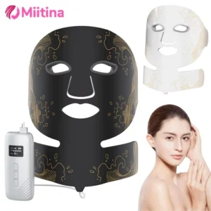 7 Colors Red Light therapy Mask 460nm 660nm 850nm LED Beauty Devices Face Instrument Rejuvenation Skin Anti Aging Wrinkle Skin
