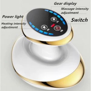 Ohio eur électrique Guasha pour la maison, grattage, massage corporel, bidons sous vide, ventouse chauffante, Eva de graisse, anti-cellulite